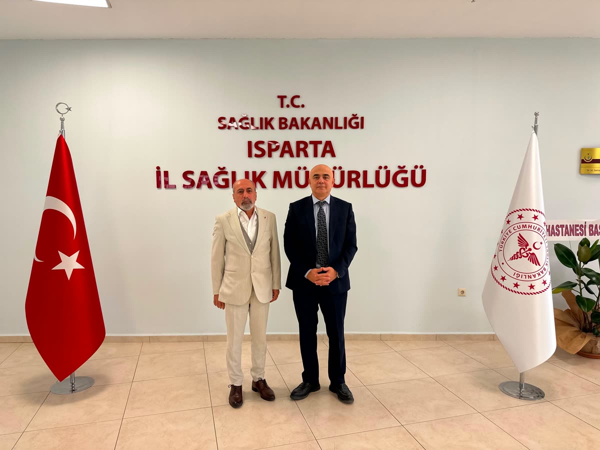 BiogenLab Yönetim Kurulu Başkanı ile Isparta İl Sağlık Müdürü Dr. Serhat Küçükcoşkun