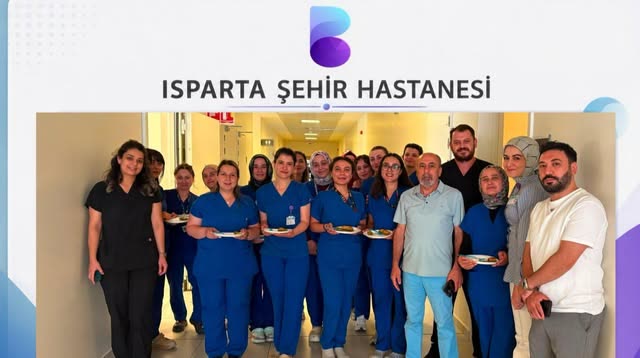 Isparta Şehir Hastanesi patoloji laboratuvarı ekibi